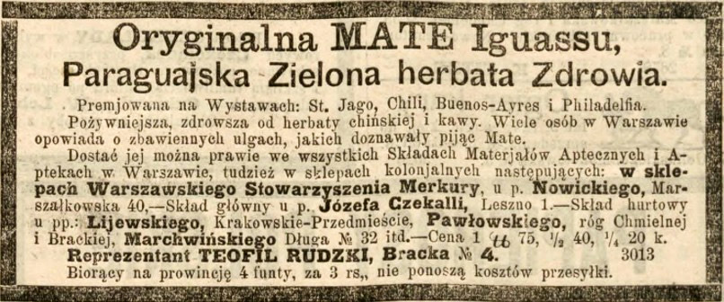 Kurjer Warszawski, nr 196a, Warszawa, 3 sierpnia 1883